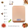 10/5Kg Kitchen Weight Electronic Digital Scale Stainless Steel Food Diet Postal Balance Cuisine Measuring Tool LCD Gram Scales 210915