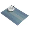 4PCS / Lot Miljövänlig Non-Slip Placemat Vattentät Oljesäker Värmebeständig Tabell Mat Vardagsrum Disbaster Placemats 210423