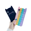 cute push bubble phone case phones protective cover decompression toy for iphone 12 11 XR