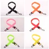 Justerbar hund katt bil säkerhetssäkerhetsbälte PET Fordon koppel för hundar Travel Collar sele valp bly clip nylon produkt