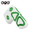 1 pz Nuovo Golf Putter Copertura Headcover Lucky Grass Pu Copertura per Lama Golf Putter di Alta Qualità Bianco Nero 2 Tipi 2203105235691