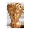Grecki posąg bogini doniczki głowy retro wazon dekoracji domu akcesoria ozdoba wystrój tabletop dekoracyjny 211215