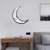 Aynalar 3D Hilal Ay Ev Dekoratif Ayna Kendinden Yapışkanlı Akrilik Nordic Duvarı Oturma Odası Yatak Odası Için Monte