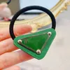 Luxury Pony Tails Holder Fashion for Woman Inverted Triangle Letter Designers Jewelry Trendy Personality Hair Clip281t