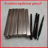 MAKEUP Eyebrow Enhancers Make-up Skinny Brow Pencil gold Double ended with eye-brow brush 5 Color Ebony/Medium/Soft /Dark drop ship