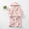 Herfst Winter Baby Kids Nachtkleding Robe Flanel Warm Badjas Voor Meisjes Jongens Pyjama 4-12Years Tieners Kinderjurk 211109