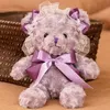 Cute Lolita Teddy Bear Plush Toys For Girls Stuffed Doll Soft PP Cotton Bears Doll Kids Valentines Day Girlfriend Gifts