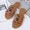 Summer Women's Flip Flops Casual Women Slippers Solid Color Comfort Slides Flat Shoes Outdoor Sandals Zapatillas Sandalias