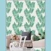 Обои Décor Home Garden Wallpape 117.7In X 232In Modern нашивки кожуру и пряника обои Елочка Зеленый Белый Винил самоклеющиеся D