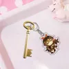 16 Style Fashion Anime Genshin Impact Zhongli Diluc Venti Paimon Keychain Keyring Base Acrylic Stativ Keyring Gift för fans G1019