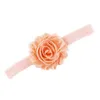 18 Cores Bebê Headbands Meninas Shabby Chic Flower Headband Elastic Hairbands Crianças Acessórios De Cabelo Boutique Infantil