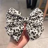 Leopard Pattern Polka Dot Ribbon Sweet Bow Hair Clip New Spring Clip Moda Donna Ragazze Barrettes Bowknot Perni per capelli Copricapo