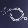 12mm DIY Initial Cuban Link Chain Iced Out Letter Anklet for Women Hip Hop Cuban Anklet Rhinestone Foot Jewelry Whole