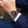 Męskie zegarki kwarcowe Moda Curren Ze Stali Nierdzewnej Causal Business Wrist Watch Top Luxury Marka Mężczyźni Watch Data Męski Zegar 210517