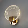 Wall Lamp Post Modern Light Luxury Bubble Crystal Restaurant Slaapkamer Naskeind Aisle Stairwell El Lobby LED