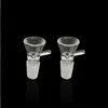 Lames de verre Pièces de bol Bongs Bols Accessoires de plate-forme d'entonnoir Clous à quartz 18mm 14mm Homme Femme Heady Fumer Conduites d'eau dab rigs