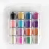 16 caixas coloridas contas de caviar prego strass minúsculo cristal ab bolas de vidro para decorações de arte acrílico gel manicure suprimentos9334393
