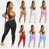 Vrouwen fitness jumpsuits rompertjes sexy effen kleur halter backless mouwloze volledige lengte-panelen sportkleding aerobicskleding