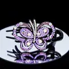 Brillant strass papillon pince à cheveux géométrique Barrettes épingle à cheveux rétro cristal acrylique pince cheveux griffes femmes fille cheveux accessoire