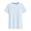 2022 Brand New Bawełniana Koszulka Koszulka Czysta Kolor Mężczyźni Koszulki Okrągły Kołnierz Koszulka Koszulka Koszulka Koszulka Puste Top Tees Dla Mężczyzna Mężczyzna Odzież G220223