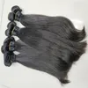 Toptan örgüler 500 g / grup 5 adet Hint toplu örgüleri ipeksi düz boyanabilir 100% insan saçı