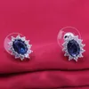 Micro-set da donna Zirconia Sun Flower Stud Orecchini Glamour Fashion Jewelond Decorso Regalo di amore per la fidanzata