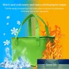 Foldable Aluminum Foil Portable Thermal Lunch Box Delivery Insulated Bag Ice Pack Waterproof Cooler Large Capacity Cake1