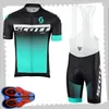 SCOTT team Cycling Short Sleeves jersey (bib) shorts sets Mens Summer Respirant Route vélo vêtements VTT vélo Tenues Sport Uniforme Y210414175