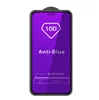 10D Anti-Blue Light Full Cover Tempered Glass Telefon Skärmskydd till iPhone 13 12 11 Mini Pro Max XR XS 6 7 8 Plus