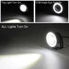 CAR COB 1200LM 30W LED FOG Light White Angel Angel Drl Drl Driving Projector Labours Lamps Auto Tuning Car Lamp