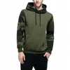 Erkek Hoodies Sweatshirts Sonbahar Kış Kamuflaj Uzun Kollu Leisure Marka Erkek Hoodie Sweatshirt Bluz 2022 Hip Hop Sokak Giyin