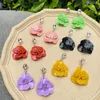 Dangle & Chandelier GuanLong Flower Drop Earrings For Women Statement Resin Big Long Earing Trend Ladies Hanging Fashion Jewelry Girls