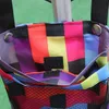 Waterproof Cycling Vehicle Bags Bike Basket Mobile Phone Storage Bag Water Cup Lattice Front