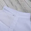 T-shirt da donna vintage tinta unita Sexy con spalle scoperte Camicetta a maniche lunghe dal design irregolare Casual Plus Size Button Top Ladies Autunno 210412