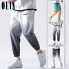 OEIN Neue Hip Hop Streetwear Jogger Hosen Männer 2021 Casual Cargo Pant Hosen High Street Elastische Taille Getäfelten Harem Hosen mann X0723