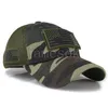5 stijl Tactische Camouflage Baseball hoed Mannen Zomer Mesh Militaire Leger Caps Gebouwd Trucker Cap Hoeden Met USA Vlag Patches DD19566659