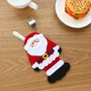 Christmas Decorations Silverware Cutlery Holders Santa Snowman Reindeer Fork Knife Pockets Party Dinner Table Decor PHJK2111