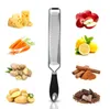 Citrus Zester Ralador de Queijo Duro Durável Slicer para Limão Gengibre Alho Nutmeg Chocolate Vegetais Frutos Facidez De Aço Inoxidável Cozinha Ferramentas