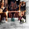 Kendinden yapışkanlı PVC Duvar Kağıdı Karakter Fotoğraf Seksi Erkek Ve Kadın Oturma Odası Gym İç Ev Dekorasyonu Yatak Odası Dekorasyon Boyama Duvar Duvar Kağıtları