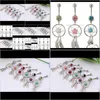 Bell Drop Delivery 2021 all'ingrosso - Dream Catcher Dangling Belly Button Rings Navel Ring Body Piercing Jewelry 14G Ekhn7