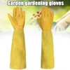Långa trädgårdshandskar Rose beskärningshandskar Thorn Proof Garden Handskar med lång underarmskydd Gauntlets KSI999 210622