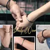 Bangle Fashion Leather Armband Vattentät vaxrep Flätade sladdarmband för män Kvinnor årsdag Födelsedagsmycken presentbangle