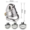 NXY Cockrings New Small Stainless Steel Male Short Chastity Cage Device Metal Penis Lock Cock Ring Dildo Bdsm Bondage Restraint Sex Toy for 1214