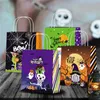 Halloween Candy Tote Julgåva Wraps Födelsedagsfest Candy Cookies Choklad Packing Bag ZC512