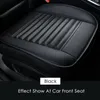 Auto -stoelbekleding KBKMCY PU Leer Cover voor achterste kussen Non Slide Auto Protector Mat Pad Universal Fit Truck SUV Van Beveiliging