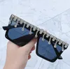 Lunettes de soleil carrées en cristal strass pour femmes, verres de soleil surdimensionnés, à dessus plat, à la mode, de luxe, pour mariage, vente en gros, 2021