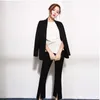 Senhoras Blazer Casual Branco de manga comprida Pequeno terno coreano profissional senhoras jaqueta outono blusa 210527