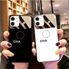 Luxus Desginers Make -up Mirror Phone Hülle für iPhone 11 13 12 Pro Max XR X XS 7 8 plus temperiertes Glas Hartrückenabdeckung175p