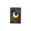 Punk Tarot carte série soleil lune broches femmes alliage émail étoile squelette Badges accessoires pour unisexe pull sac à dos vêtements L9156708