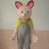 Costumes de mascotte New Hot-vente Cute Bear Doll Mascot Costume Party Fancy Dress Ball Carnaval Publicité